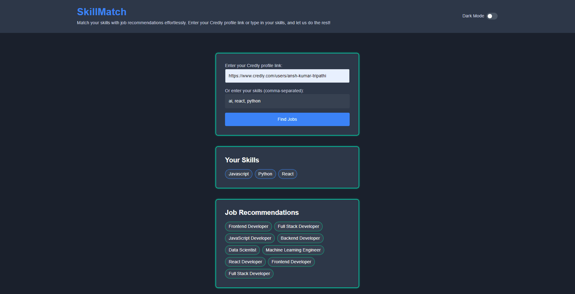 SkillMatch: Your Ultimate Job Matching Sidekick